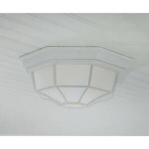 Exterior Ceiling Light Hampton Bay Exterior Ceiling Light White Finish 240 216